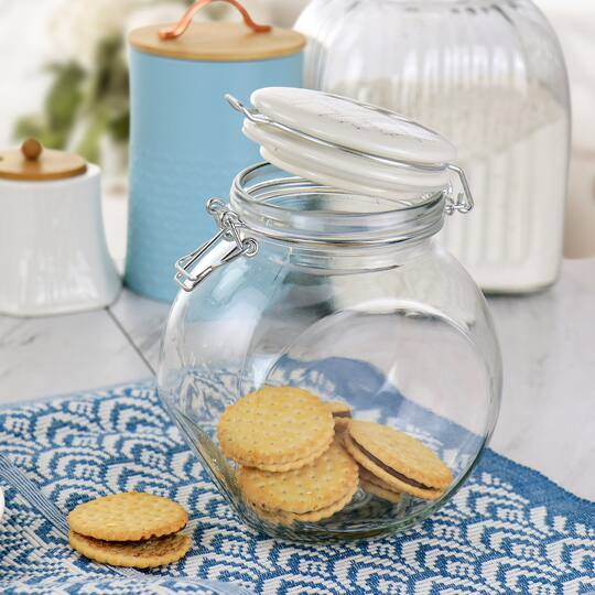 Gibson Home® 1.9qt. Glass Canister with Ceramic Lid